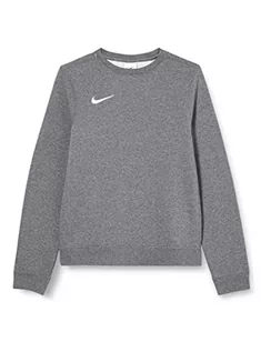 Bluzy dla chłopców - Nike Bluza chłopięca Park 20 szary Charcoal Heather/White 122-128 CW6904-071 - grafika 1