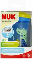 Kubki dla dzieci - NUK KUBEK ZE SŁOMKĄ 230ml 12m+ ACTION CUP DO NAUKI PICIA ZMIENIA KOLOR - miniaturka - grafika 1