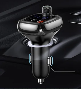 Baseus Transmiter FM Bluetooth 5.0 ładowarka samochodowa PPS Quick Charge QC4.0 Power Delivery USB Typ C / micro SD 5A 36W czarny (CCTM-B01) - Transmitery FM - miniaturka - grafika 18