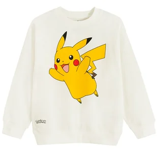Cool Club, Bluzka chłopięca z długim rękawem, biała, Pokemon - Bluzki dla chłopców - miniaturka - grafika 1