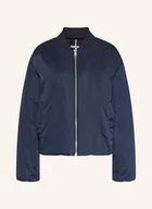 Kurtki damskie - Tommy Hilfiger Bluzon Pikowany blau - miniaturka - grafika 1