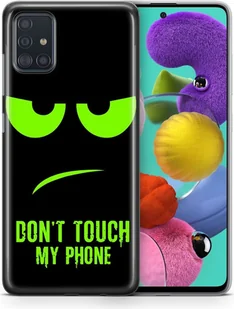 Etui na telefon komórkowy Samsung Galaxy Protective Case Cover Bumper Case Shell Ultra Thin, Model: Samsung Galaxy S20, Wybierz wzór: Dont Touch My Phone Green - Etui i futerały do telefonów - miniaturka - grafika 1