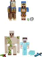 Figurki dla dzieci - Figurka Mattel MINECRAFT FIGURKA PODSTAWOWA 2PAK AST GTT53 WB4 - miniaturka - grafika 1