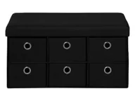 Pudła i pojemniki do przechowywania - LIVARNO home Skrzynia do siedzenia, składana (Czarny) - miniaturka - grafika 1