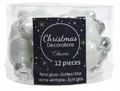 Bombki - Bombki Choinkowe Gwiazdki Białe Zestaw 12 Szt. - miniaturka - grafika 1