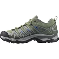 Buty trekkingowe damskie - Salomon Damskie buty trekkingowe Salomon X Ultra Pioneer Aero dla kobiet, Olej Zielony/Rycynowy Szary/Niebieski Amparo, 38 EU - miniaturka - grafika 1