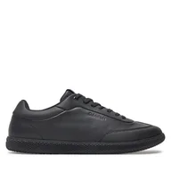 Sneakersy męskie - Sneakersy Calvin Klein Low Top Lace Up Lth HM0HM01790 Czarny - miniaturka - grafika 1