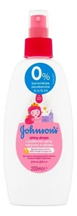 Johnson&Johnson Baby Shiny Drops Odżywka w sprayu do włosów dla dzieci 200ml - Kosmetyki kąpielowe dla dzieci - miniaturka - grafika 1