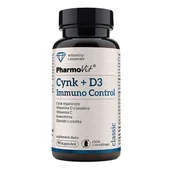 Witaminy i minerały - Cynk + Magnez + B6 Active Pharmovit, suplement diety, 120 kapsułek |   !! 3643661 - miniaturka - grafika 1