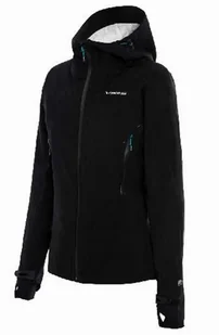 Kurtka Damska Viking Hardshell Trek 70 Czarna z turkusem - Kurtki i kamizelki sportowe damskie - miniaturka - grafika 1
