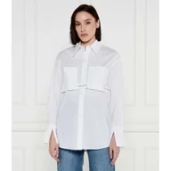Koszule damskie - Patrizia Pepe Koszula Cropped Fit - miniaturka - grafika 1