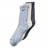 Skarpetki męskie - Skarpety długie Nike Everyday Plus 3PAK (SX6888-901) 42-46EU - miniaturka - grafika 1