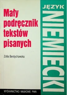 Mały podręcznik tekstów pisanych Język Niemiecki - Książki do nauki języka niemieckiego - miniaturka - grafika 1