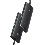 Huby USB - Hub 4w1 Baseus Lite Series USB do 4x USB 3.0 1m (czarny) - miniaturka - grafika 1
