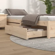 Łóżka - Lumarko Szuflady pod łóżko, 2 szt., lite drewno sosnowe - miniaturka - grafika 1