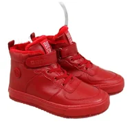 Buty dla dziewczynek - Buty Big Star ocieplane Jr GG374042 INT1435C czerwone - miniaturka - grafika 1