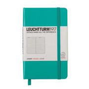 Notesy i bloczki - Leuchtturm, Notes Pocket, 185 stron, linia, szmaragdowy - miniaturka - grafika 1