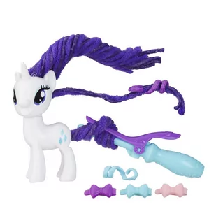 Hasbro My Little Pony Stylowa grzywa Rarity B8809/B9619 - Figurki dla dzieci - miniaturka - grafika 1