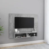 Szafki RTV - vidaXL Wisząca szafka pod TV, szarość betonu, 120x23,5x90 cm - miniaturka - grafika 1