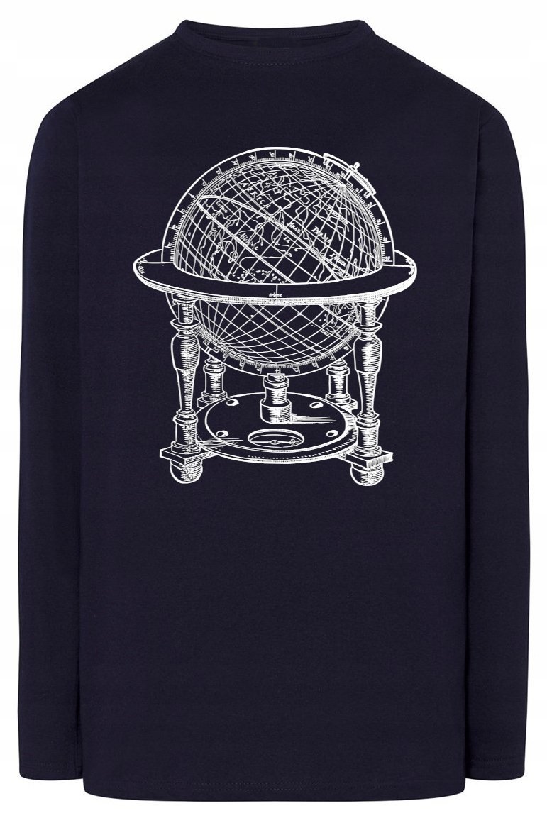 Longsleeve męski fajny nadruk GLOBUS r.4XL