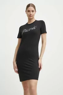 Puma sukienka kolor czarny mini dopasowana 679674 - Sukienki - miniaturka - grafika 1