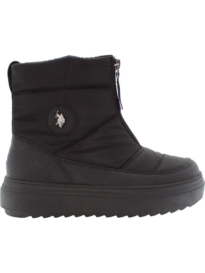 U.S. Polo Assn. Botki w kolorze czarnym