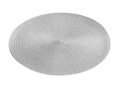 Obrusy i serwetki - Douceur PODKŁADKA NA STÓŁ OKRĄGŁA ZEBULON - SZARA ŚR. 35 3574387902389 - miniaturka - grafika 1