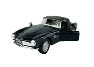 Samochody i pojazdy dla dzieci - WELLY OLD TIMER BMW 507 Z DACHEM CZARNY 1:34 METALOWY NOWY MODEL - miniaturka - grafika 1