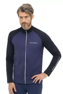 Bluza termoaktywna męska Brubeck Athletic LS14080 ciemnoniebieski/granatowy - Bluzy sportowe męskie - miniaturka - grafika 1