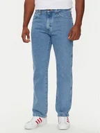 Spodnie męskie - Wrangler Jeansy 13Mwz 112358497 Niebieski Straight Fit - miniaturka - grafika 1