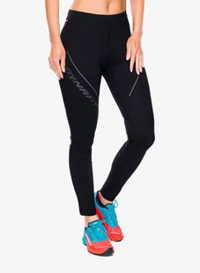 Getry damskie Dynafit Ultra Long Tights - black out/pink - Kalesony - miniaturka - grafika 1