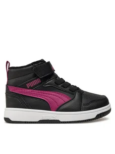 Puma Sneakersy Rebound V6 Mid Wtr Ac+ Ps 307979 04 Czarny - Buty dla chłopców - miniaturka - grafika 1