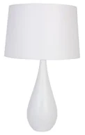 Lampy stojące - Biała skandynawska lampa stołowa z abażurem - 7X S224 Marelo - miniaturka - grafika 1