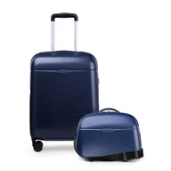 Walizki - PUCCINI Zestaw WALIZEK Podróżnych Kabinowa + Kuferek PC Poliwęglan 2w1 - miniaturka - grafika 1