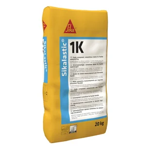 Zaprawa cementowa przeciwwodna Sikalastic 1K 20 Kg Sika 7612895268682 - Uszczelnienia dachów - miniaturka - grafika 1