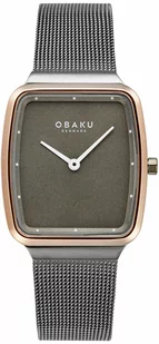 Zegarek Zegarek Obaku Denmark V267LXPUMU TERN - LILE ONYX - Zegarki damskie - miniaturka - grafika 1