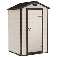 Altany ogrodowe - Domek narzędziowy KETER Manor 4x3 Beżowy 128 x 94 x 196 cm - miniaturka - grafika 1