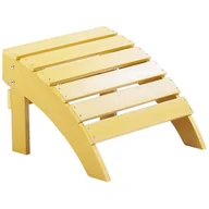 Fotele i krzesła ogrodowe - Shumee Podnóżek ogrodowy żółty ADIRONDACK 270188 - miniaturka - grafika 1