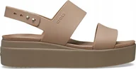 Sandały damskie - Crocs sandały damskie BROOKLYN LOW WEDGE W 206453 platforma rozmiar 42,5 - miniaturka - grafika 1