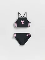 Stroje kąpielowe - Reserved - Dwuczęściowy kostium kąpielowy Lilo i Stitch - czarny - miniaturka - grafika 1