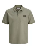 Koszulki męskie - Jack & Jones Koszulka polo "Daytona" w kolorze khaki - miniaturka - grafika 1