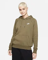 Bluzy damskie - Nike Damska bluza z kapturem W Nsw Essntl Po Flc - miniaturka - grafika 1