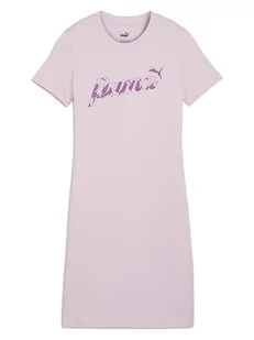 Puma Sukienka "ESS+ Blossom" w kolorze jasnoróżowym - Sukienki - miniaturka - grafika 1