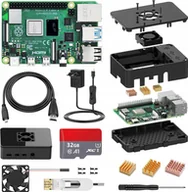 Komputery jednopłytkowe - Zestaw STUUC Raspberry Pi 4 8GB RAM karta pamięci 32GB model B 8G + 32G - miniaturka - grafika 1