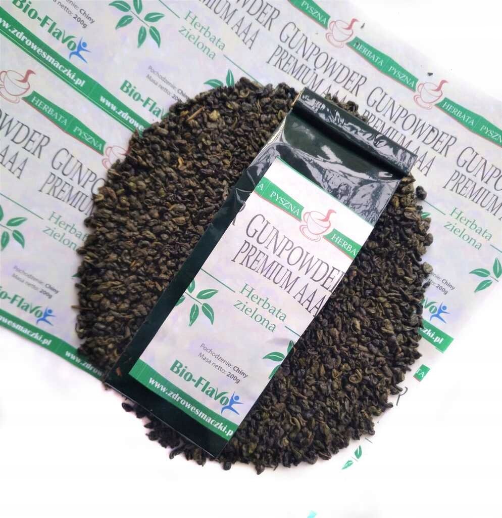 Herbata zielona Gunpowder Premium 200g Flavo