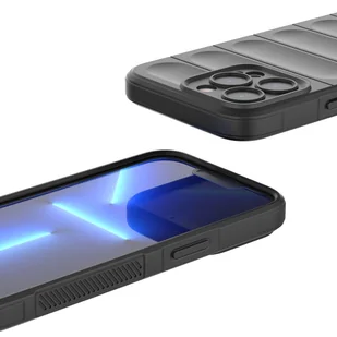 Magic Shield Case etui do iPhone 13 Pro elastyczny pancerny pokrowiec ciemnoniebieski - Etui i futerały do telefonów - miniaturka - grafika 11