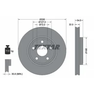 Tarcze hamulcowe - TMD Friction Services tmd Friction Services 92274803 tarcza hamulcowa 92274803 - miniaturka - grafika 1