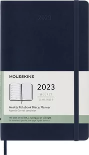 Kalendarz 2023 tyg. 12ML miękka sapphire blue - Moleskine - Kalendarze - miniaturka - grafika 1