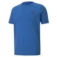 Koszulki męskie - Koszulka męska Puma Active Small Logo niebieskie 58672558-S - miniaturka - grafika 1