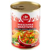 Warzywa w marynacie - Carrefour Classic Mieszanka warzywna marchew groszek kukurydza 380 g - miniaturka - grafika 1